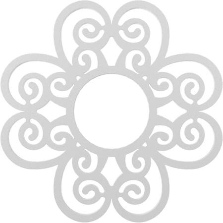 Ekena Millwork Cohen Architectural Grade PVC Pierced Ceiling Medallion, 24"OD x 8 1/4"ID x 3/4"P, Unfinished CMPP24CO